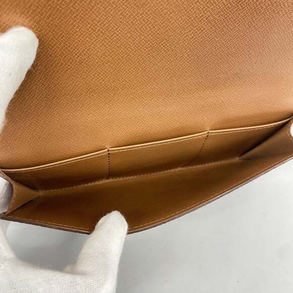 Louis Vuitton Monogram Long Wallet, Porte Yen 3 Carte Credit, M61818, Brown, ...